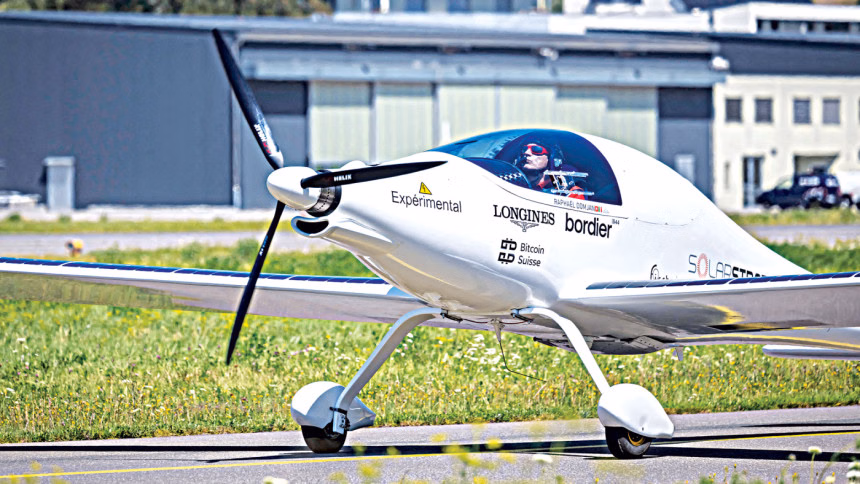 Swiss pilot surpasses solar-powered plane altitude record